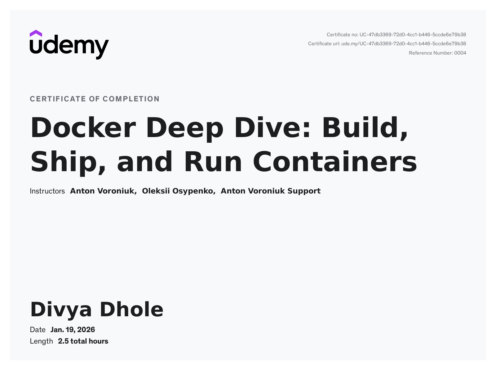 Docker Deep Dive